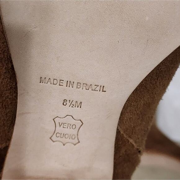 Matisse x Kate Bosworth Emma Suede Side Zip and Tassels Women's Booties size 8.5 - Picture 7 of 10